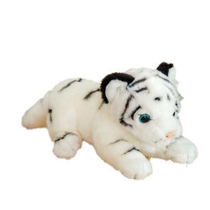 peluche bébé tigre blanc