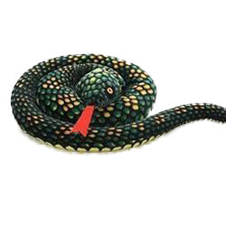 Peluche <br>Serpent Jaune et Vert