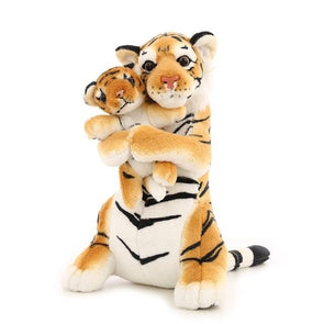 Peluche Tigre avec son Bébé